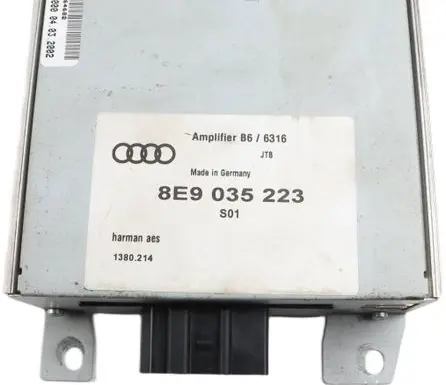 Audi A4 S4 B6 8E 8H Sound amplifier 8E9035223 1380214 B676310