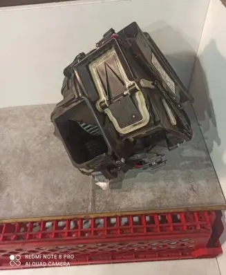 Interior heater climate box assembly