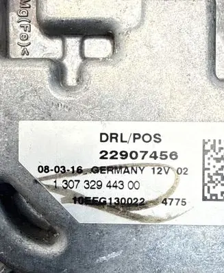 Cadillac CTS Headlight ballast module Xenon 22907456 130732944300