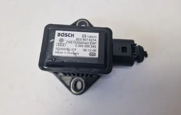 Audi A8 S8 D3 4E ESP acceleration yaw rate sensor 8E0907637A