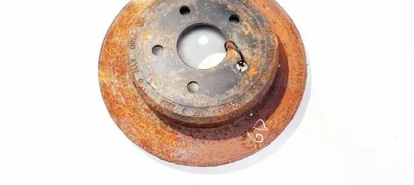 Jeep Grand Cherokee (WK) Rear brake disc neventiliuojamas