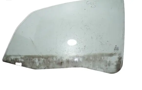 Mitsubishi Colt Front door window glass four-door 43R00048