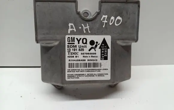 Opel Zafira B Airbag control unit/module 327963935 13191825