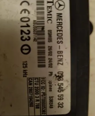 Mercedes-Benz Sprinter W901 W902 W903 W904 Immobilizer control unit/module 09354559 ABU55031142