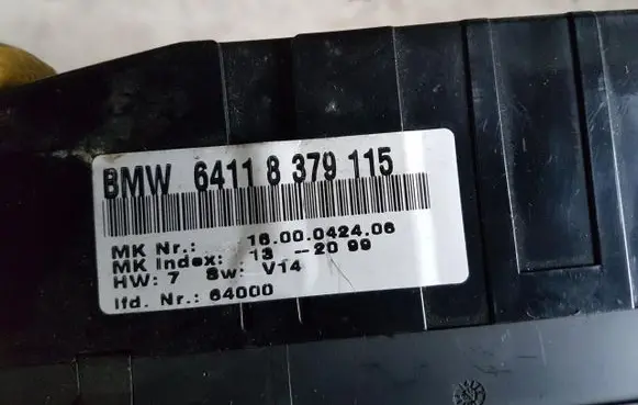 BMW 7 E38 Climate control unit 8379115