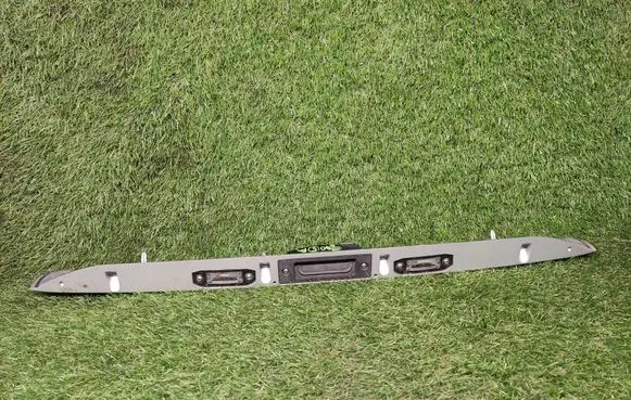 Trunk door license plate light bar