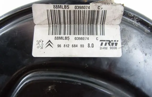 Peugeot Partner Brake booster 9681268480