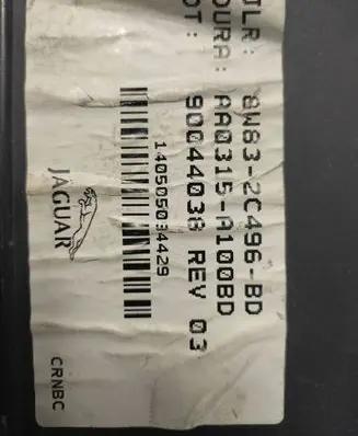 Jaguar XF X250 Parking PDC control unit/module AA0315A100BD 8W832C496BD 90044038