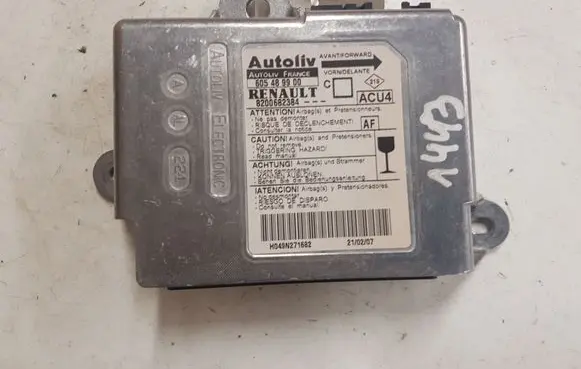 Renault Megane II Airbag control unit/module 605489900 8200682384