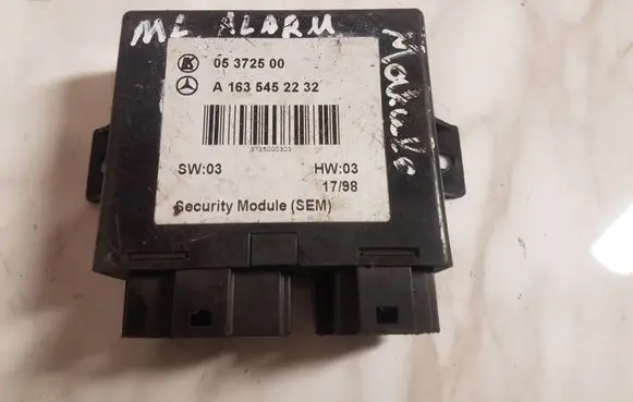 Mercedes-Benz ML W163 Alarm control unit/module 1635452232 05372500