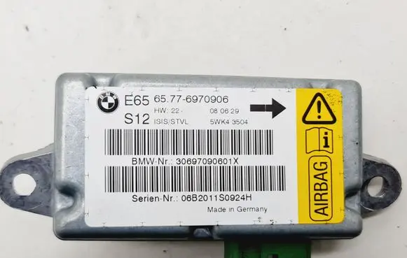 BMW 7 E65 E66 Airbag deployment crash/impact sensor 65776970906