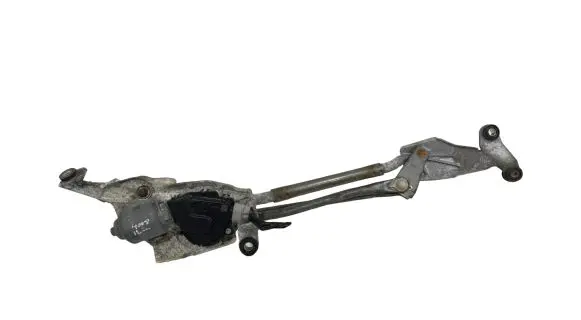Front wiper linkage and motor
