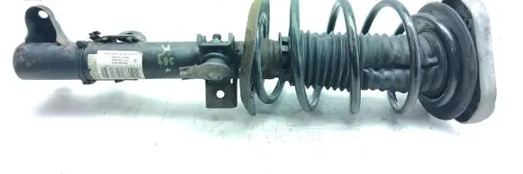Front shock absorber with coil spring