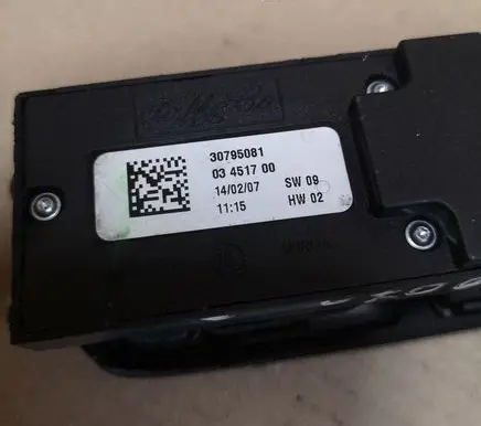 Volvo S40 Electric window control switch 30795081