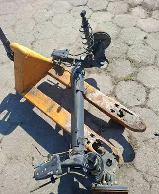 Rear axle beam