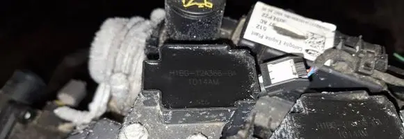 Ford Fiesta High voltage ignition coil H1BG12A366BA 1014AM