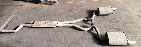 Ford Mustang VI Rear muffler/silencer tail pipe 