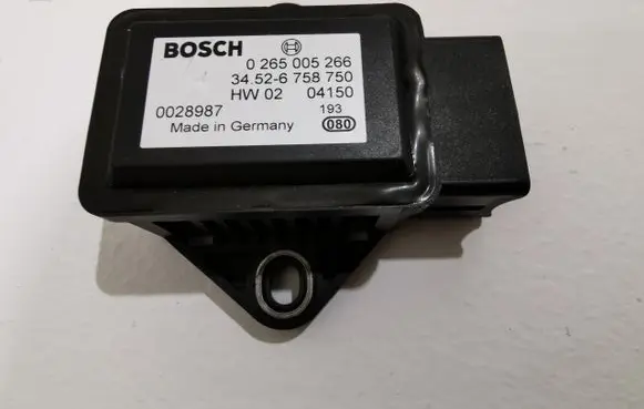 BMW 5 E60 E61 ESP acceleration yaw rate sensor 6758750 1275100422 265005266