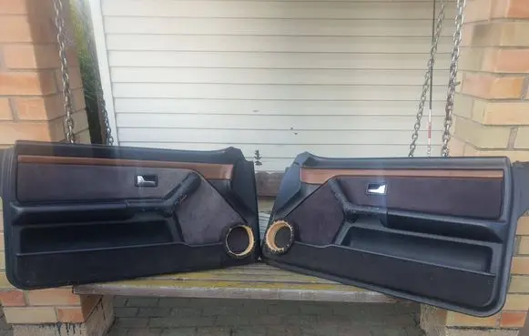 Audi Coupe Front door card panel trim 895867106 895867105