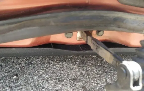Nissan Murano Z50 Rear door check strap stopper
