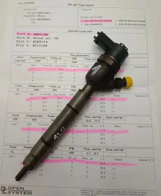 KIA Sportage Fuel injector 0445110411 5142024 CRL22