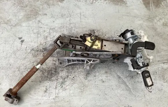 Steering wheel axle