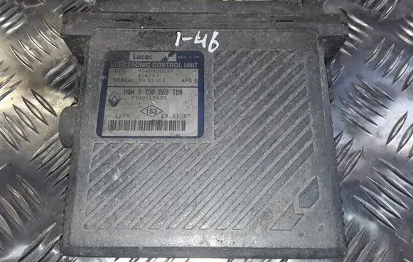 Renault Scenic I Engine control unit/module HOM7700868189 7700105605