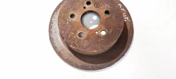 Toyota Avensis Verso Rear brake disc neventiliuojamas