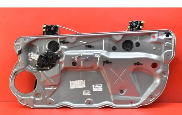 Volkswagen Cross Polo Front door window regulator with motor 6Q2959801E
