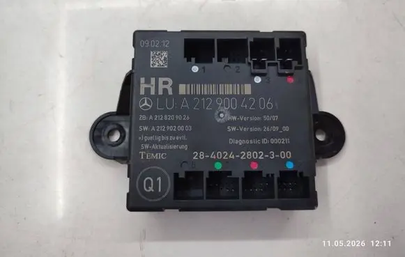 Mercedes-Benz C W204 Door control unit/module A2129004206