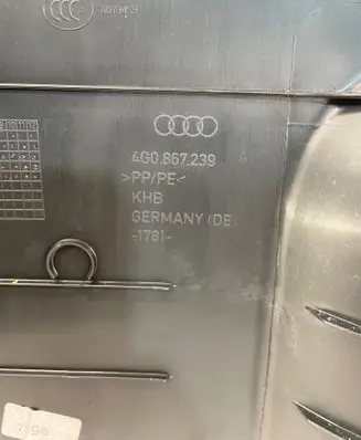 Audi A6 S6 C7 4G (B) pillar trim (bottom) 4G0867239 A079459 1781