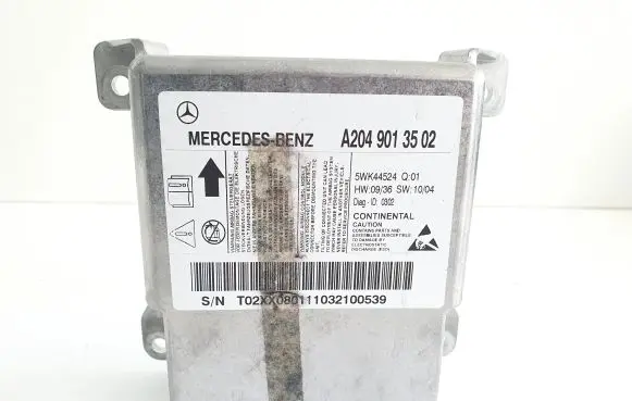 Mercedes-Benz C W204 Airbag control unit/module A2049013502