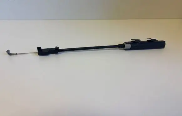 Volkswagen Touran II Engine bonnet/hood lock release cable 1T2823531E