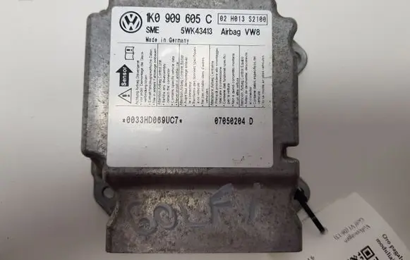 Volkswagen Golf VI Airbag control unit/module 1K0909605C