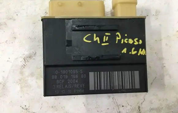 Citroen C4 II Picasso Air conditioning/heating control unit 9801916680