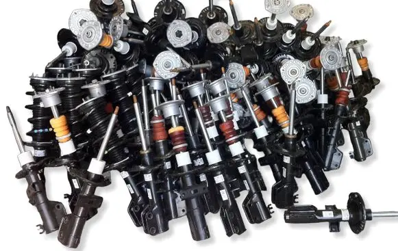 Volkswagen Crafter Front shock absorber with coil spring 