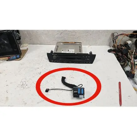 BMW X3 E83 Sound system wiring loom 1241766 9146710 65129146710