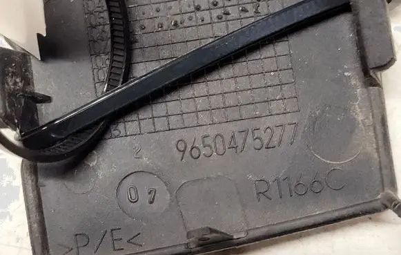 Citroen C5 Rear bumper row hook cap/cover 9650475277