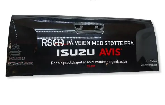 Isuzu D-Max Pickup box rear panel tailgate 