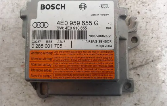 Audi A8 S8 D3 4E Airbag control unit/module 4E0959655G 0285001705