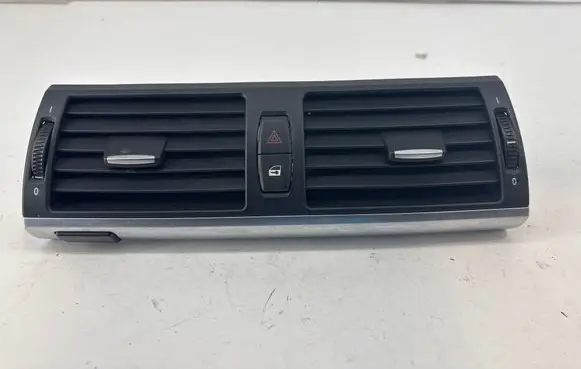 BMW X5 E70 Dash center air vent grill 7161802 6958654 011779401