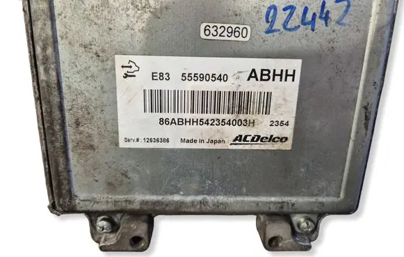 Opel Corsa C Engine control unit/module 55590540 12636386 86ABH542354003H