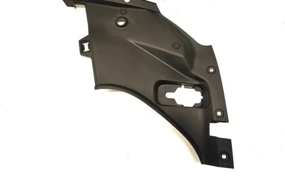 Engine bonnet/hood lock trim molding