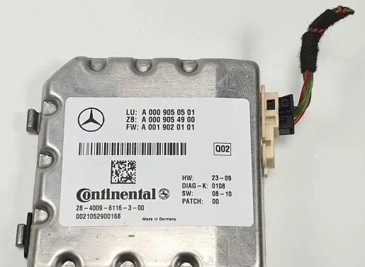 Mercedes-Benz E W212 Camera control unit module A0009050501