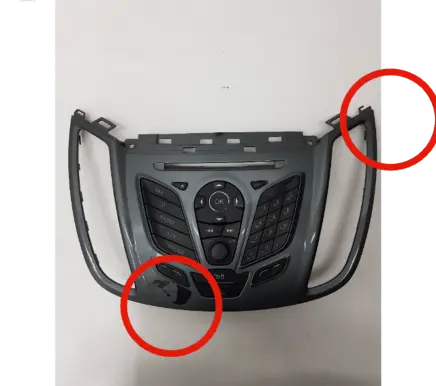 Ford C-MAX II Head unit multimedia control AM5T18K811CD 331411000 4A990039