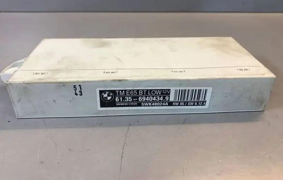 BMW 7 E65 E66 Door control unit/module 6940434 5WK48024A