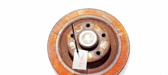 Renault Laguna III Rear brake disc neventiliuojamas
