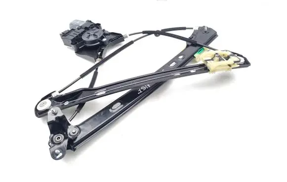 Volkswagen Polo VI Front door window regulator with motor 2GS837461 2Q2959406E