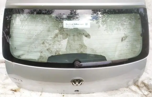 Volkswagen Fox Tailgate/trunk/boot lid sidabrinis