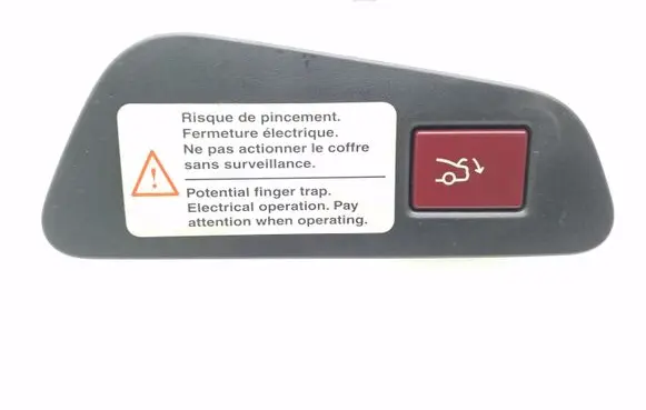 Peugeot 508 Tailgate/trunk/boot open switch 9689074277